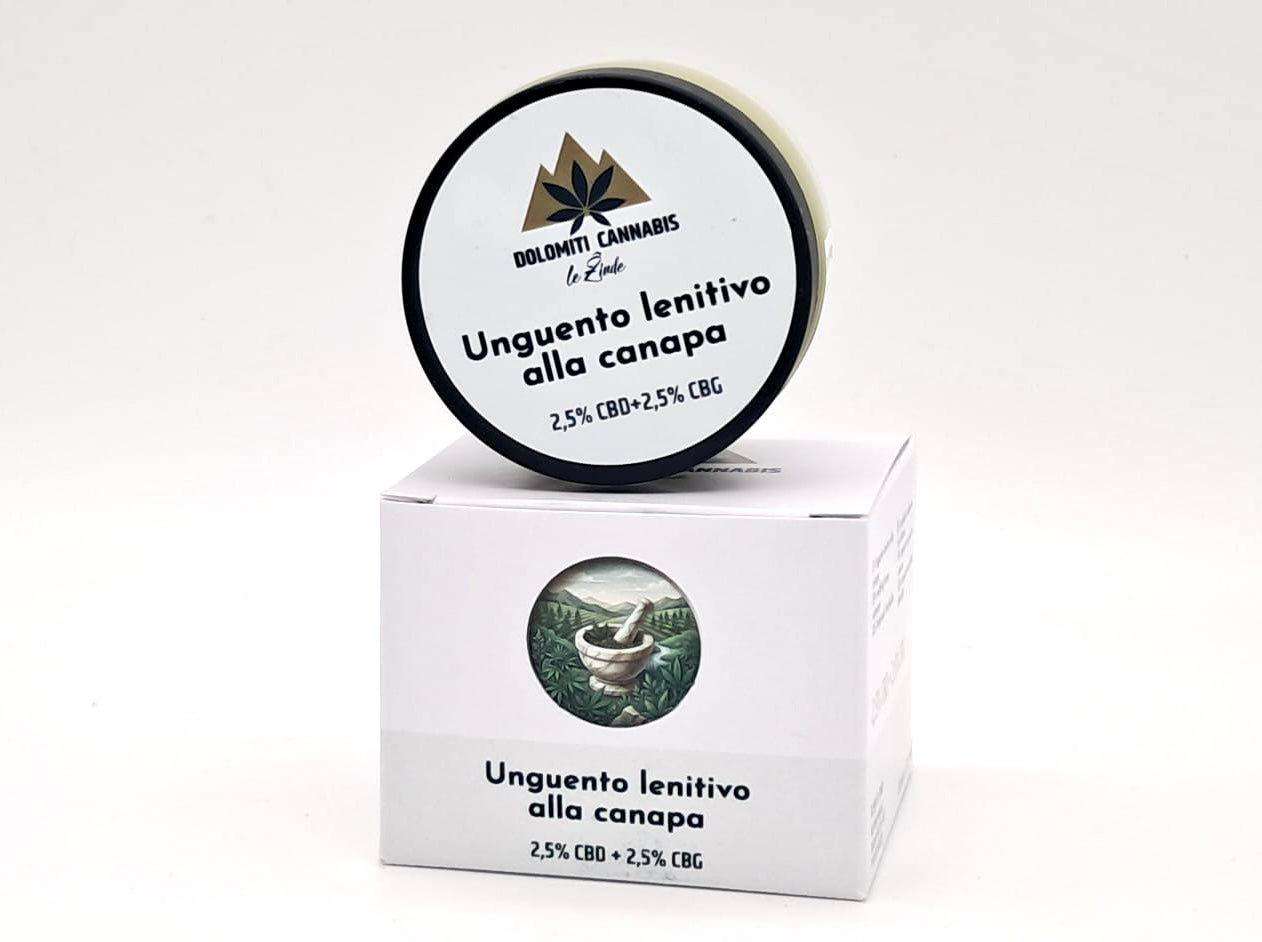 Unguento naturale CBD + CBG