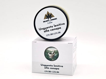 Unguento naturale CBD + CBG
