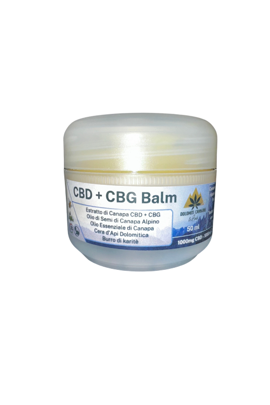 Balsamo naturale CBD + CBG -  50ml