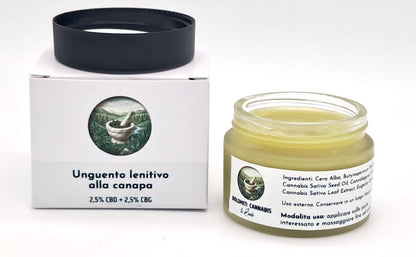 Unguento naturale CBD + CBG