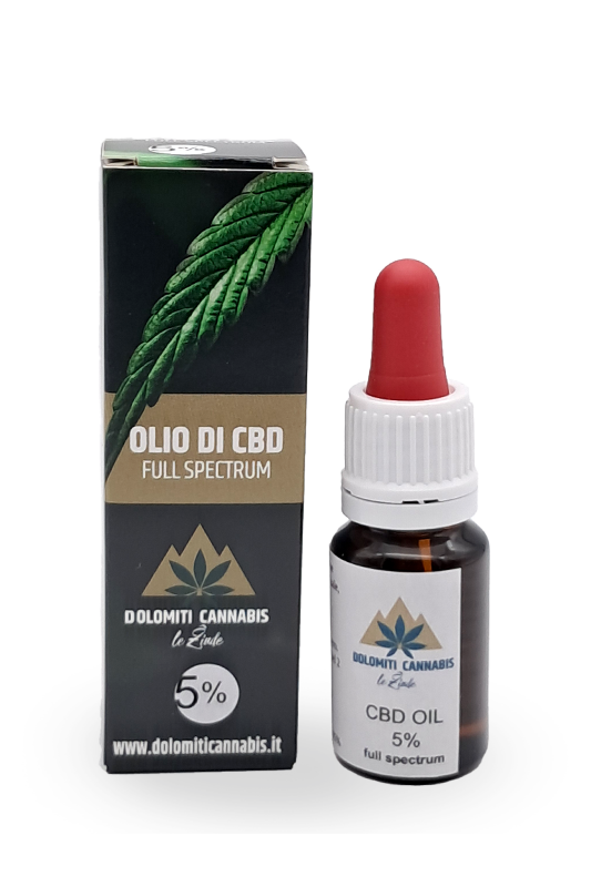 Olio CBD 5 % Full spectrum